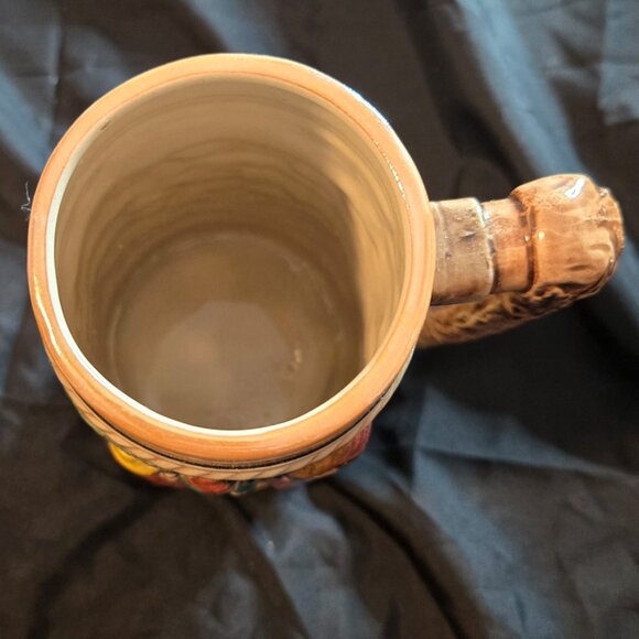 Vintage Ceramic German Beer Stein Music Box (not working) & Village Relief - Picture 9 of 10